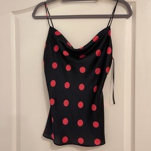 Zara polka dot top - never worn!